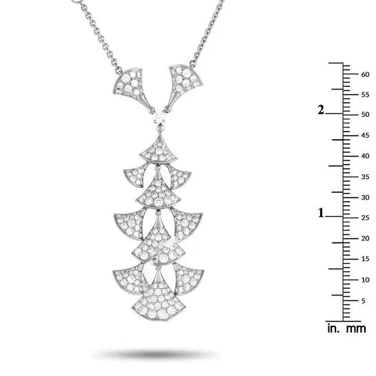 JMS always Necklaces Original PreOwned Bvlgari Diva s Dream 18K White Gold 375ct Diamond Necklace JMS always Necklaces Original PreOwned Bvlgari Diva s Dream 18K White Gold 375ct Diamond Necklace