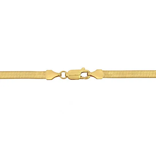 JMS always Original AMOUR 35mm Flex Herringbone Chain Bracelet In 10K Yellow Gold 75 In Bracelets JMS always Original AMOUR 35mm Flex Herringbone Chain Bracelet In 10K Yellow Gold 75 In Bracelets