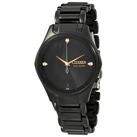 JMS always Original Citizen EcoDrive Diamond Black Dial Ladies Watch EM059551W Watches JMS always Original Citizen EcoDrive Diamond Black Dial Ladies Watch EM059551W Watches