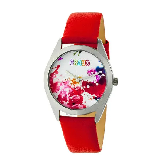 JMS always Original Crayo Graffiti Dial Red Leather Watch CRACR4002 Watches JMS always Original Crayo Graffiti Dial Red Leather Watch CRACR4002 Watches