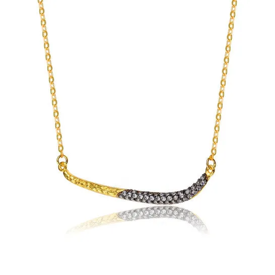JMS always Original Megan Walford Classy Sterling Silver TwoTone Round Clear Cubic Zirconia Pendant Necklace Necklaces JMS always Original Megan Walford Classy Sterling Silver TwoTone Round Clear Cubic Zirconia Pendant Necklace Necklaces