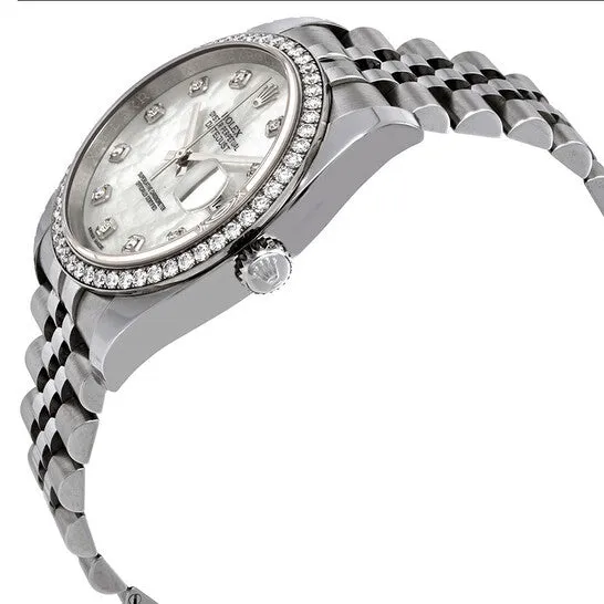 JMS always Original Rolex Oyster Perpetual Datejust 36 Mother of Pearl Dial Stainless Steel Jubilee Bracelet Automatic Ladies Watch 116244MDJ Bracelets JMS always Original Rolex Oyster Perpetual Datejust 36 Mother of Pearl Dial Stainless Steel Jubilee Bracelet Automatic Ladies Watch 116244MDJ Bracelets