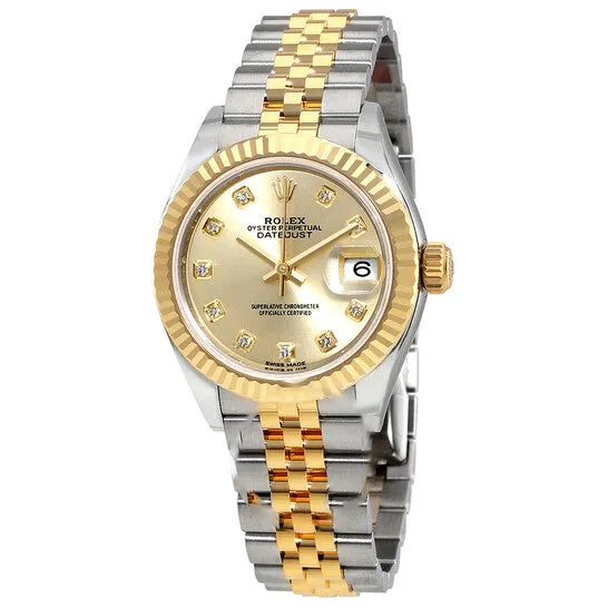 JMS always PreStyled Sets Original Rolex Lady Datejust Champagne Diamond Dial Steel and 18K Yellow Gold Automatic Watch 279173CDJ JMS always PreStyled Sets Original Rolex Lady Datejust Champagne Diamond Dial Steel and 18K Yellow Gold Automatic Watch 279173CDJ