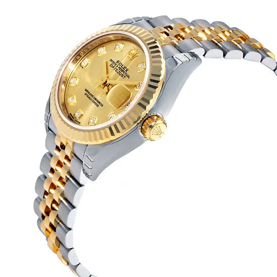 JMS always PreStyled Sets Original Rolex Lady Datejust Champagne Diamond Dial Steel and 18K Yellow Gold Automatic Watch 279173CDJ JMS always PreStyled Sets Original Rolex Lady Datejust Champagne Diamond Dial Steel and 18K Yellow Gold Automatic Watch 279173CDJ