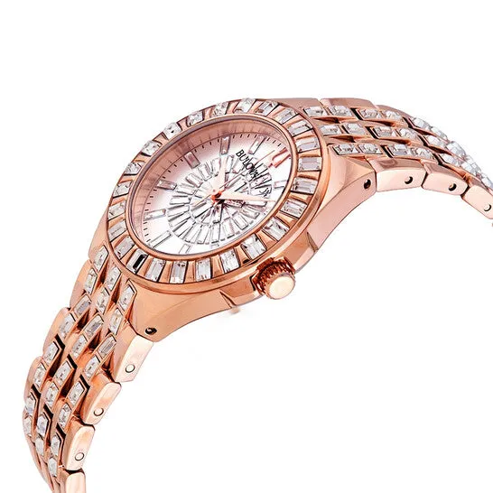 JMS always Rings Original Bulova Phantom Rose Goldtone Baguette Swarovski Crystal Ladies Watch 98L268 JMS always Rings Original Bulova Phantom Rose Goldtone Baguette Swarovski Crystal Ladies Watch 98L268