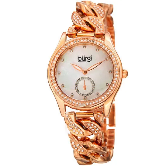 JMS always Rings Original Burgi Quartz White Dial Rose Goldtone Ladies Watch BUR177RG JMS always Rings Original Burgi Quartz White Dial Rose Goldtone Ladies Watch BUR177RG