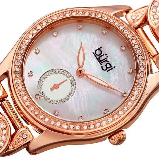 JMS always Rings Original Burgi Quartz White Dial Rose Goldtone Ladies Watch BUR177RG JMS always Rings Original Burgi Quartz White Dial Rose Goldtone Ladies Watch BUR177RG