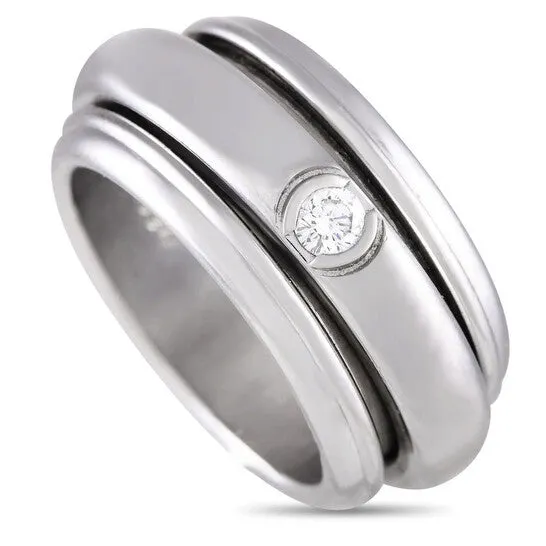 JMS always Rings Original PreOwned Piaget Possession 18K White Gold 012ct Diamond Ring JMS always Rings Original PreOwned Piaget Possession 18K White Gold 012ct Diamond Ring