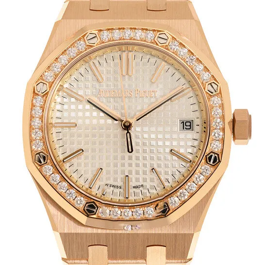 JMS always Watches Original Audemars Piguet Royal Oak Automatic Diamond Silver Dial Ladies Watch 15551ORZZ1356OR04 JMS always Watches Original Audemars Piguet Royal Oak Automatic Diamond Silver Dial Ladies Watch 15551ORZZ1356OR04