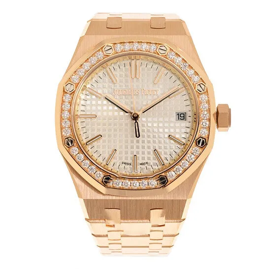 JMS always Watches Original Audemars Piguet Royal Oak Automatic Diamond Silver Dial Ladies Watch 15551ORZZ1356OR04 JMS always Watches Original Audemars Piguet Royal Oak Automatic Diamond Silver Dial Ladies Watch 15551ORZZ1356OR04