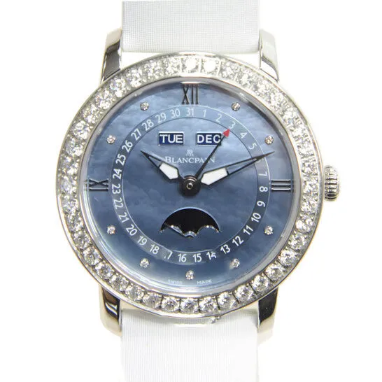 JMS always Watches Original Blancpain Women Complete Calendar Moon Phase Automatic Diamond Ladies Watch 36634654L52B JMS always Watches Original Blancpain Women Complete Calendar Moon Phase Automatic Diamond Ladies Watch 36634654L52B