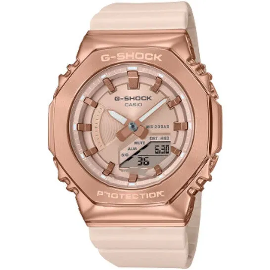 JMS always Watches Original Casio GSHOCK World Time Quartz AnalogDigital Pink Dial Ladies Watch GMS2100PG4ADR JMS always Watches Original Casio GSHOCK World Time Quartz AnalogDigital Pink Dial Ladies Watch GMS2100PG4ADR
