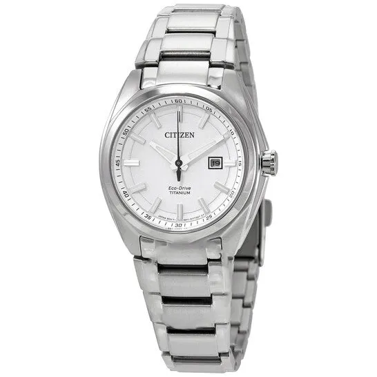 JMS always Watches Original Citizen Silver Dial Titanium Ladies Watch EW221053A JMS always Watches Original Citizen Silver Dial Titanium Ladies Watch EW221053A
