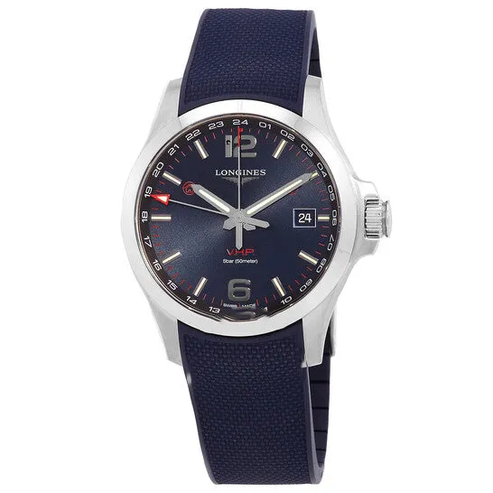 JMS always Watches Original Longines Conquest Quartz Blue Dial Watch L37284969 JMS always Watches Original Longines Conquest Quartz Blue Dial Watch L37284969