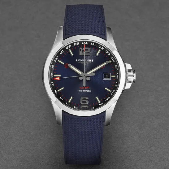 JMS always Watches Original Longines Conquest Quartz Blue Dial Watch L37284969 JMS always Watches Original Longines Conquest Quartz Blue Dial Watch L37284969