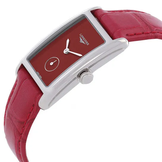 JMS always Watches Original Longines Dolce Vita Quartz Red Dial Ladies Watch L55124912 JMS always Watches Original Longines Dolce Vita Quartz Red Dial Ladies Watch L55124912