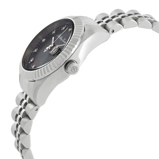 JMS always Watches Original MatheyTissot Mathy III MOP Quartz Black Dial Ladies Watch D910AN JMS always Watches Original MatheyTissot Mathy III MOP Quartz Black Dial Ladies Watch D910AN