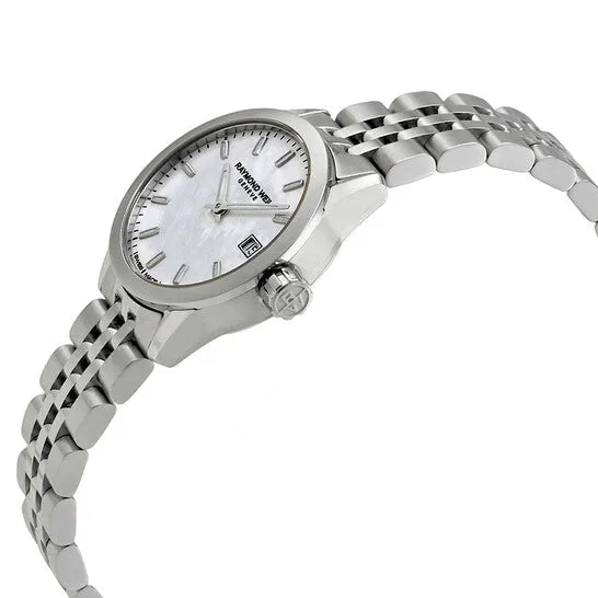 JMS always Watches Original Raymond Weil Freelancer White Mother of Pearl Dial Ladies Watch 5626ST97021 JMS always Watches Original Raymond Weil Freelancer White Mother of Pearl Dial Ladies Watch 5626ST97021