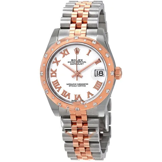 JMS always Watches Original Rolex Datejust 31 White Dial Ladies Steel and 18kt Everose Gold Jubilee Watch 178341WRJ JMS always Watches Original Rolex Datejust 31 White Dial Ladies Steel and 18kt Everose Gold Jubilee Watch 178341WRJ