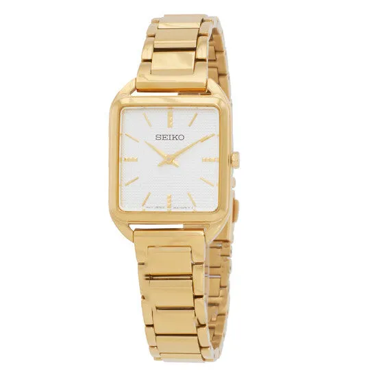 JMS always Watches Original Seiko Essentials Quartz Gold Dial Ladies Watch SWR078 JMS always Watches Original Seiko Essentials Quartz Gold Dial Ladies Watch SWR078