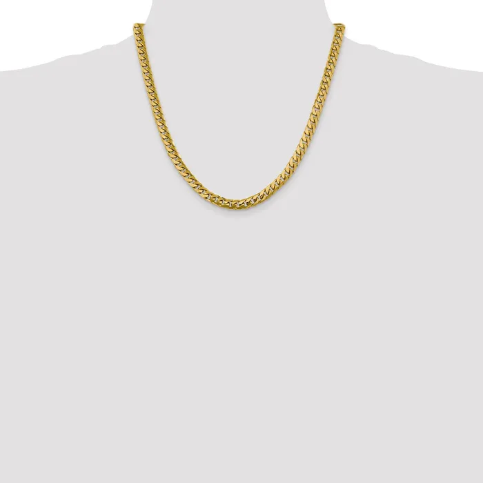 MDS 14K 20 inch 625mm Solid Miami Cuban Link with Lobster Clasp Chain Necklace Necklaces MDS 14K 20 inch 625mm Solid Miami Cuban Link with Lobster Clasp Chain Necklace Necklaces