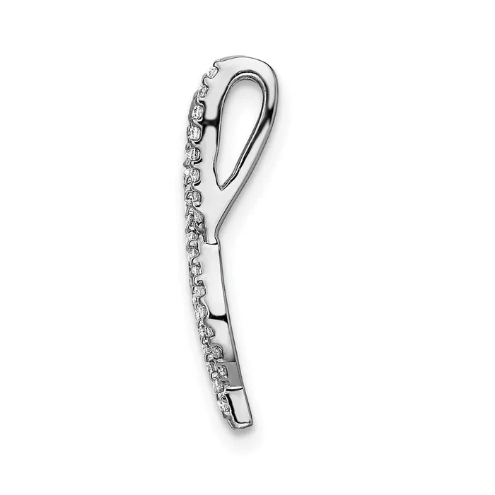 Necklaces 14k White Gold Real Diamond u0026 Emerald Fancy Pendant Goldia