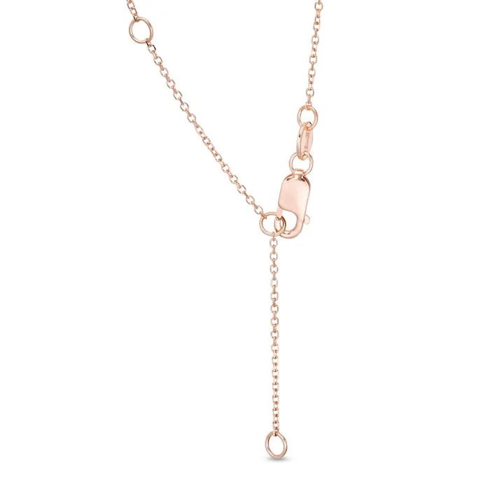 Necklaces Goldia 1 CT TW Certified Natural Diamond Cross Pendant in 14K Rose Gold HI1 Necklaces Goldia 1 CT TW Certified Natural Diamond Cross Pendant in 14K Rose Gold HI1