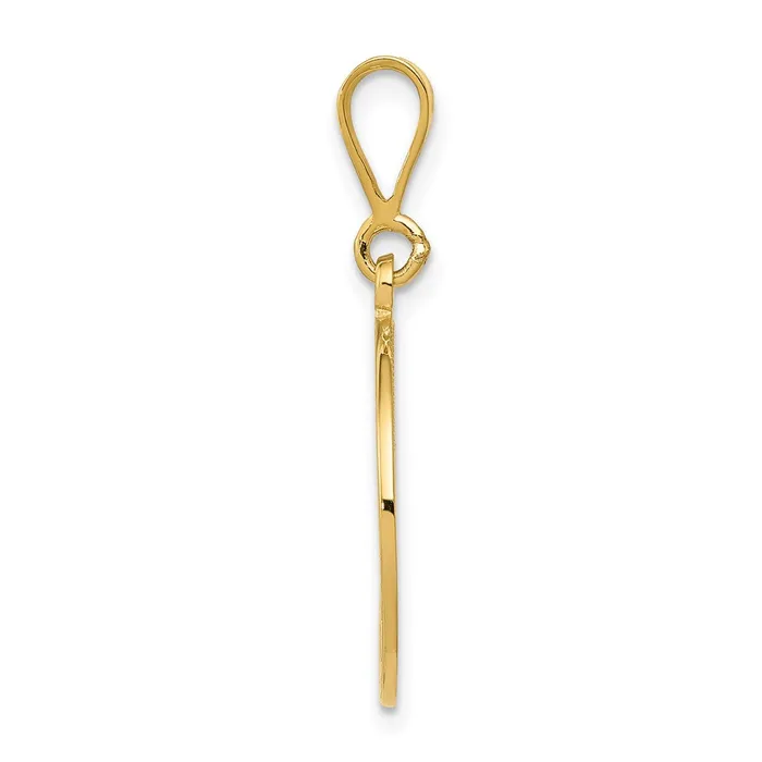 Necklaces Goldia 14k Yellow Gold Polished and Textured Masonic Symbol Pendant