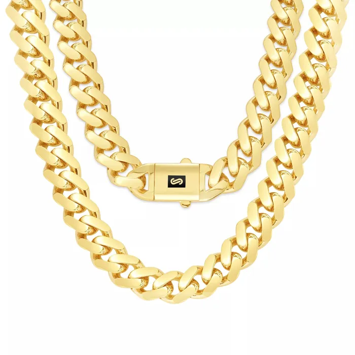 Necklaces Goldiacom 10k Yellow Gold Royal Monaco Miami Cuban Link Curb 20mm Mens Chain Necklace 30 Necklaces Goldiacom 10k Yellow Gold Royal Monaco Miami Cuban Link Curb 20mm Mens Chain Necklace 30