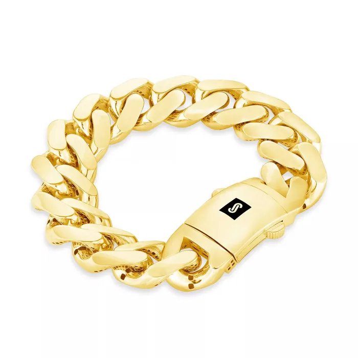 Necklaces Goldiacom 10k Yellow Gold Royal Monaco Miami Cuban Link Curb 20mm Mens Chain Necklace 30