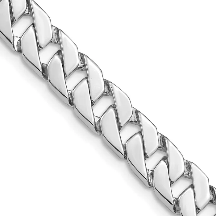 Necklaces Solid 14K White Gold 22 inch 74mm Hand Polished Fancy Link with Fancy Lobster Clasp Chain Necklace MDS Necklaces Solid 14K White Gold 22 inch 74mm Hand Polished Fancy Link with Fancy Lobster Clasp Chain Necklace MDS