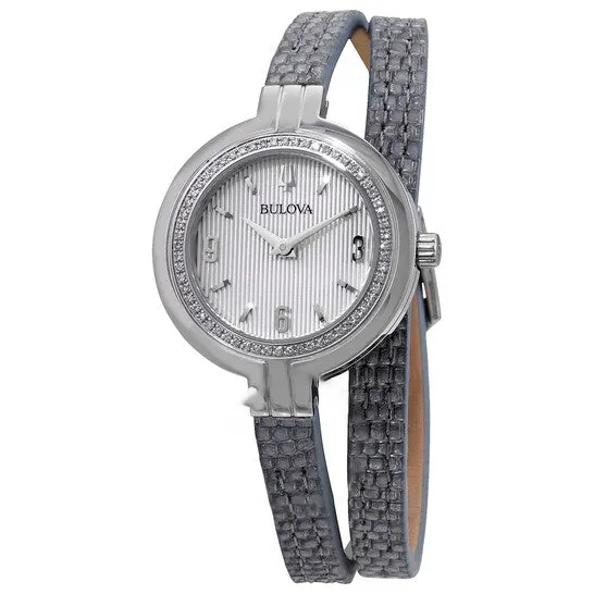 Original Bulova Rhapsody Quartz White Dial Ladies Watch 96R236 JMS always Watches Original Bulova Rhapsody Quartz White Dial Ladies Watch 96R236 JMS always Watches