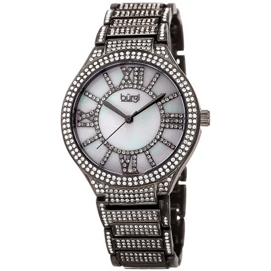 Original Burgi Quartz White Dial Ladies Watch BUR185GN JMS always Watches Original Burgi Quartz White Dial Ladies Watch BUR185GN JMS always Watches