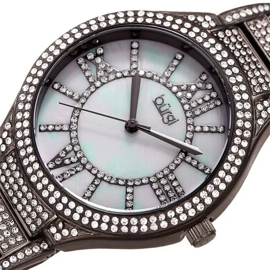 Original Burgi Quartz White Dial Ladies Watch BUR185GN JMS always Watches Original Burgi Quartz White Dial Ladies Watch BUR185GN JMS always Watches