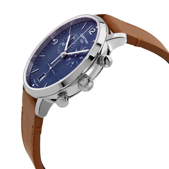 Original Certina DS Caimano Chronograph Quartz Blue Dial Watch C0354171604700 JMS always Watches Original Certina DS Caimano Chronograph Quartz Blue Dial Watch C0354171604700 JMS always Watches