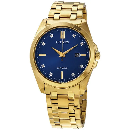 Original Citizen Corso EcoDrive Diamond Blue Dial Watch BM710351L JMS always Watches Original Citizen Corso EcoDrive Diamond Blue Dial Watch BM710351L JMS always Watches