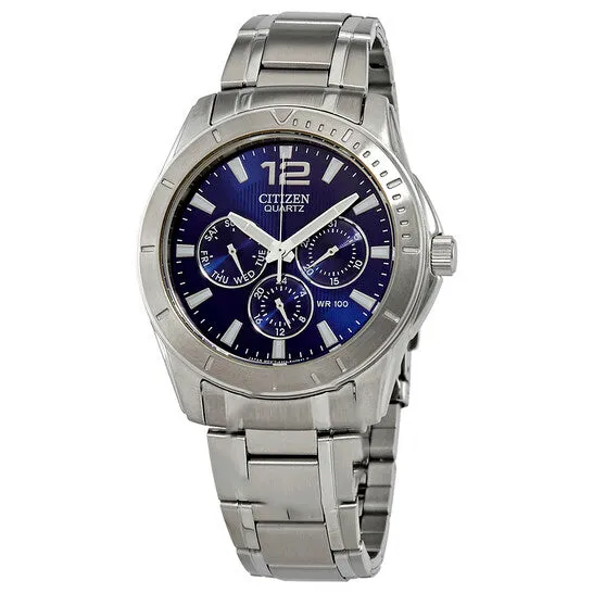Original Citizen Quartz Blue Dial Stainless Steel Mens Watch AG830052L JMS always Bracelets Original Citizen Quartz Blue Dial Stainless Steel Mens Watch AG830052L JMS always Bracelets