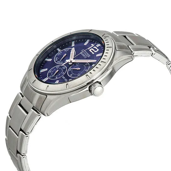 Original Citizen Quartz Blue Dial Stainless Steel Mens Watch AG830052L JMS always Bracelets Original Citizen Quartz Blue Dial Stainless Steel Mens Watch AG830052L JMS always Bracelets