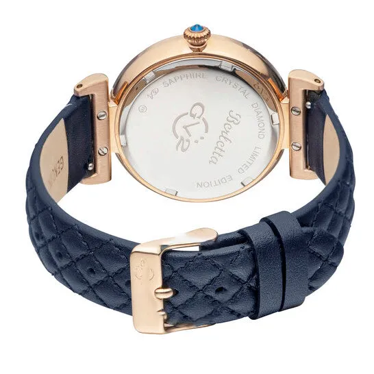 Original GV2 by Gevril Berletta Blue Dial Blue Leather Ladies Watch 1509L3 JMS always Watches Original GV2 by Gevril Berletta Blue Dial Blue Leather Ladies Watch 1509L3 JMS always Watches