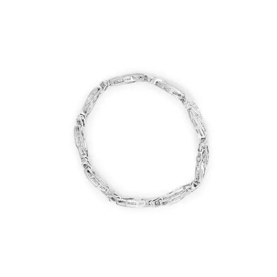 Original Haus of Brilliance 14K White Gold 40 Cttw Invisble Set PrincessCut Diamond Wave Style Link Bracelet HI Color SI2I1 Clarity 7 JMS always Bracelets Original Haus of Brilliance 14K White Gold 40 Cttw Invisble Set PrincessCut Diamond Wave Style Link Bracelet HI Color SI2I1 Clarity 7 JMS always Bracelets