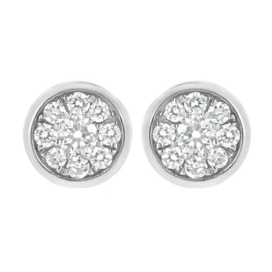 Original Haus of Brilliance 925 Sterling Silver 12 cttw LabGrown Diamond Flower Stud Earring FG Color VS2SI1 Clarity JMS always Earrings Original Haus of Brilliance 925 Sterling Silver 12 cttw LabGrown Diamond Flower Stud Earring FG Color VS2SI1 Clarity JMS always Earrings