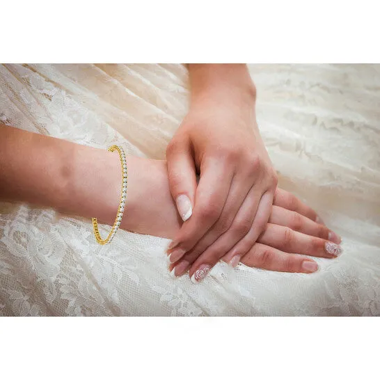 Original Maulijewels 14K Yellow Gold 1000 Cttw Lab Grown Round Diamond Prong Set Tennis Bracelet For Women With 7 Length JMS always Bracelets Original Maulijewels 14K Yellow Gold 1000 Cttw Lab Grown Round Diamond Prong Set Tennis Bracelet For Women With 7 Length JMS always Bracelets