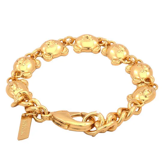 Original Moschino Gold Teddy Bear Chain Bracelet JMS always Bracelets Original Moschino Gold Teddy Bear Chain Bracelet JMS always Bracelets