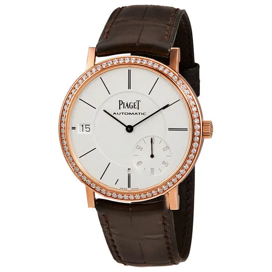 Original Piaget Altiplano Silver Dial 18K Rose Gold Diamond Mens Watch G0A38139 JMS always Earrings Original Piaget Altiplano Silver Dial 18K Rose Gold Diamond Mens Watch G0A38139 JMS always Earrings