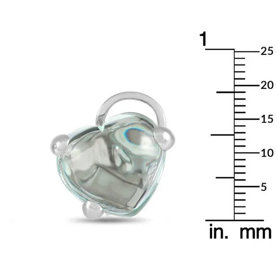Original PreOwned Pomellato 18K White Gold Aquamarine Clip On Earrings JMS always Earrings Original PreOwned Pomellato 18K White Gold Aquamarine Clip On Earrings JMS always Earrings