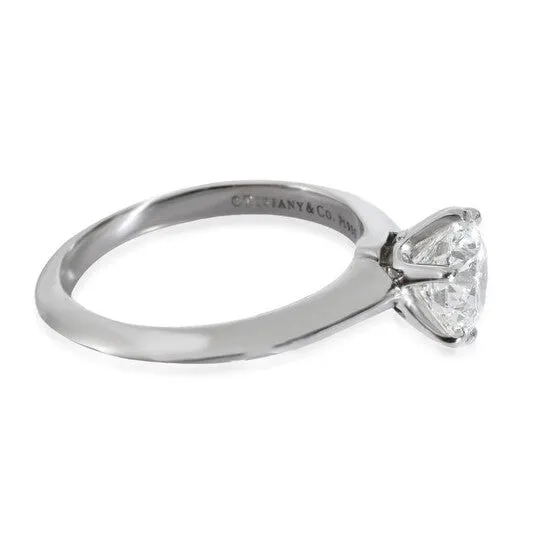 Original PreOwned Tiffany Co Solitaire Diamond Engagement Ring in Platinum H VVS1 134 CTW JMS always Rings Original PreOwned Tiffany Co Solitaire Diamond Engagement Ring in Platinum H VVS1 134 CTW JMS always Rings