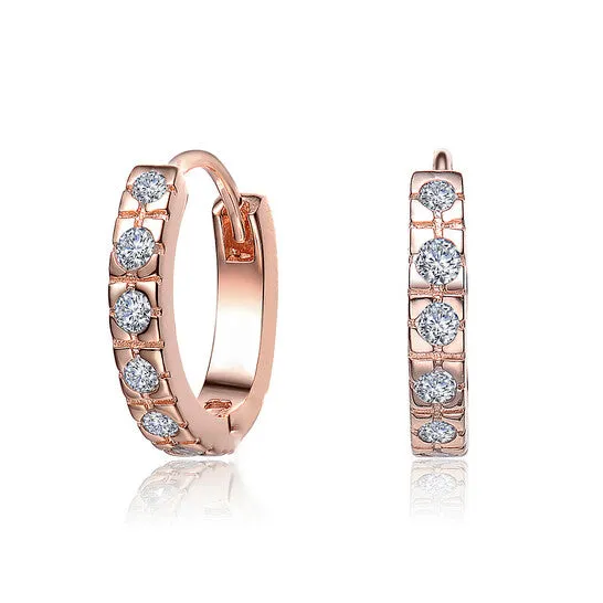 Original Rachel Glauber Elegant Huggie Hoop Earrings JMS always Earrings Original Rachel Glauber Elegant Huggie Hoop Earrings JMS always Earrings