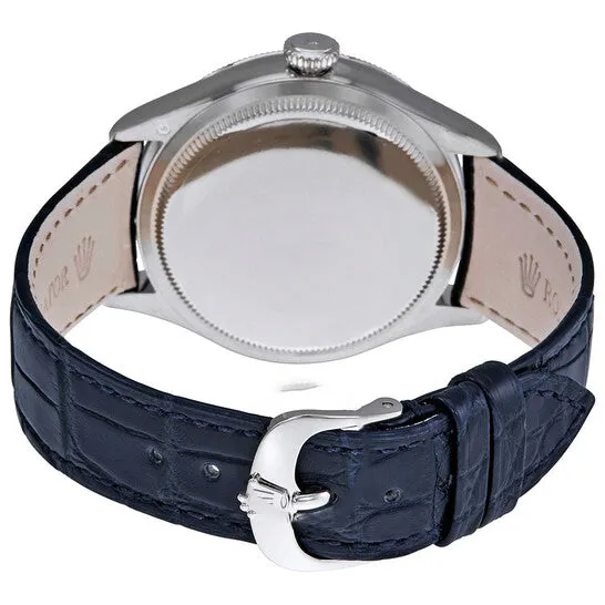 Original Rolex Cellini Blue Guilloche Dial Automatic Mens Leather Watch 50519BLSBLL JMS always Watches Original Rolex Cellini Blue Guilloche Dial Automatic Mens Leather Watch 50519BLSBLL JMS always Watches
