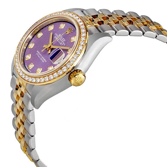 Original Rolex Lady Datejust Violet Stripe Diamond Dial Automatic Ladies Watch 279383VDJ JMS always Watches Original Rolex Lady Datejust Violet Stripe Diamond Dial Automatic Ladies Watch 279383VDJ JMS always Watches