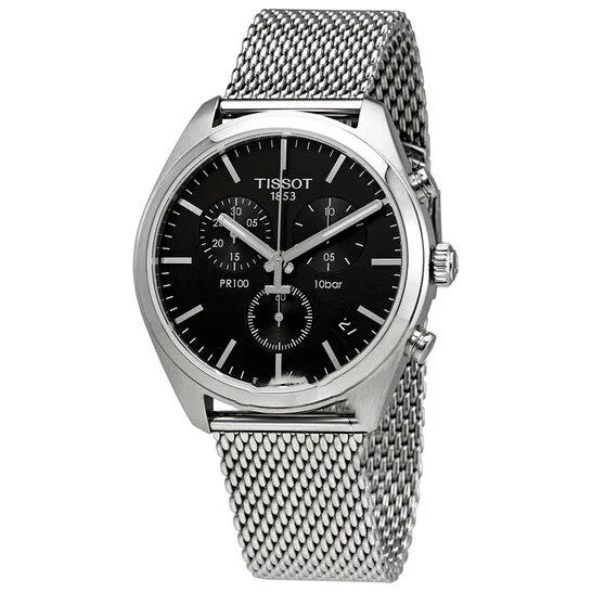 Original Tissot PR100 Chronograph Black Dial Watch T1014171105101 JMS always Watches Original Tissot PR100 Chronograph Black Dial Watch T1014171105101 JMS always Watches